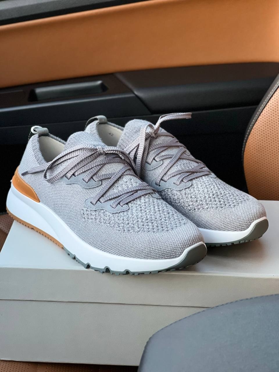 кроссовки текстильные brunello cucinelli,кроссовки brunello cucinelli,серые кроссовки brunello cucinelli,,серые brunello cucinelli кроссовки текстильные