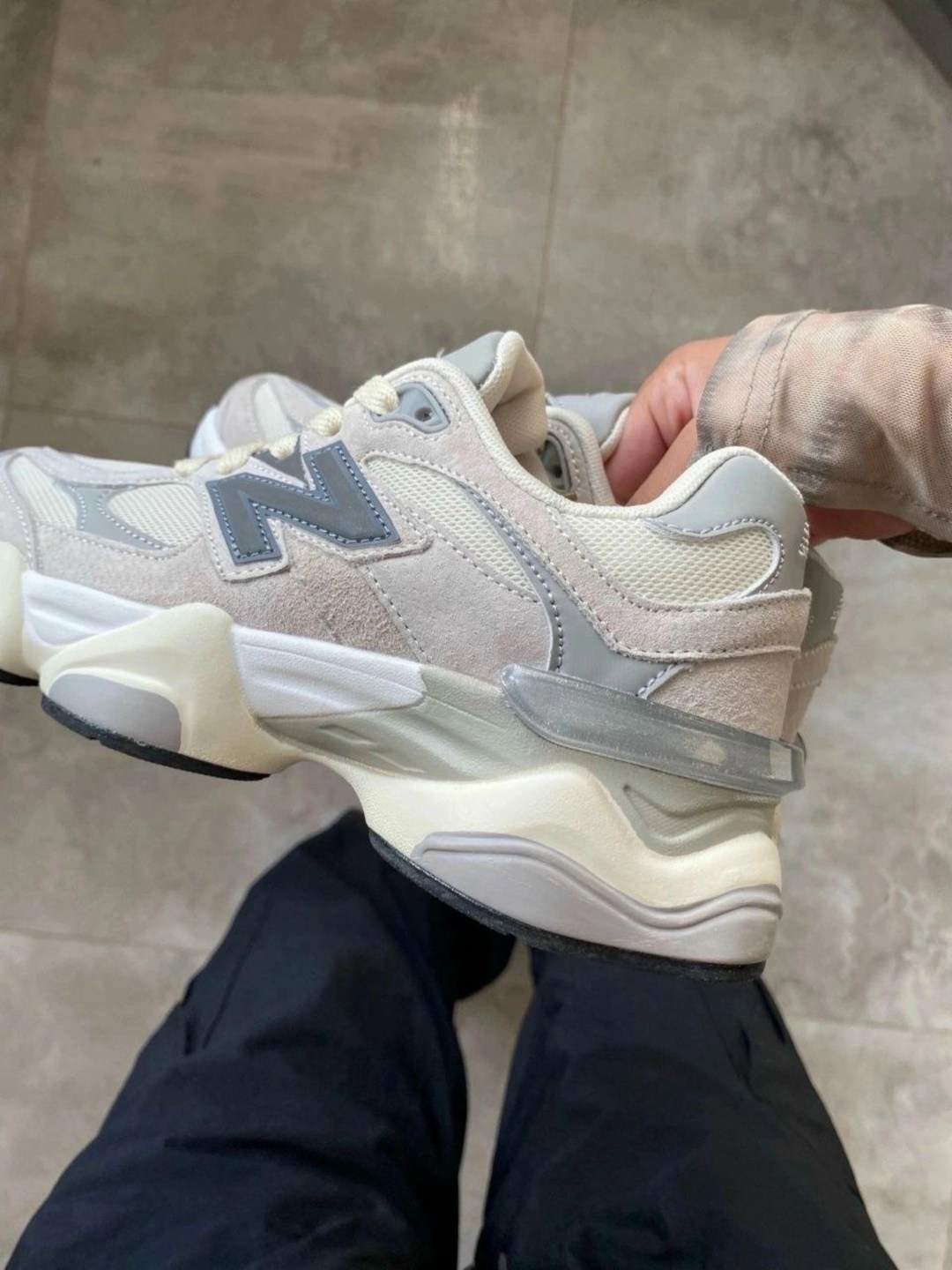 кроссовки new balance 9060,кроссовки женские new balance,кроссовки new balance,кроссовки nb 9060 спортивная  sadefort,кроссовки nb 9060 спортивная  sadefort цвет белый серый