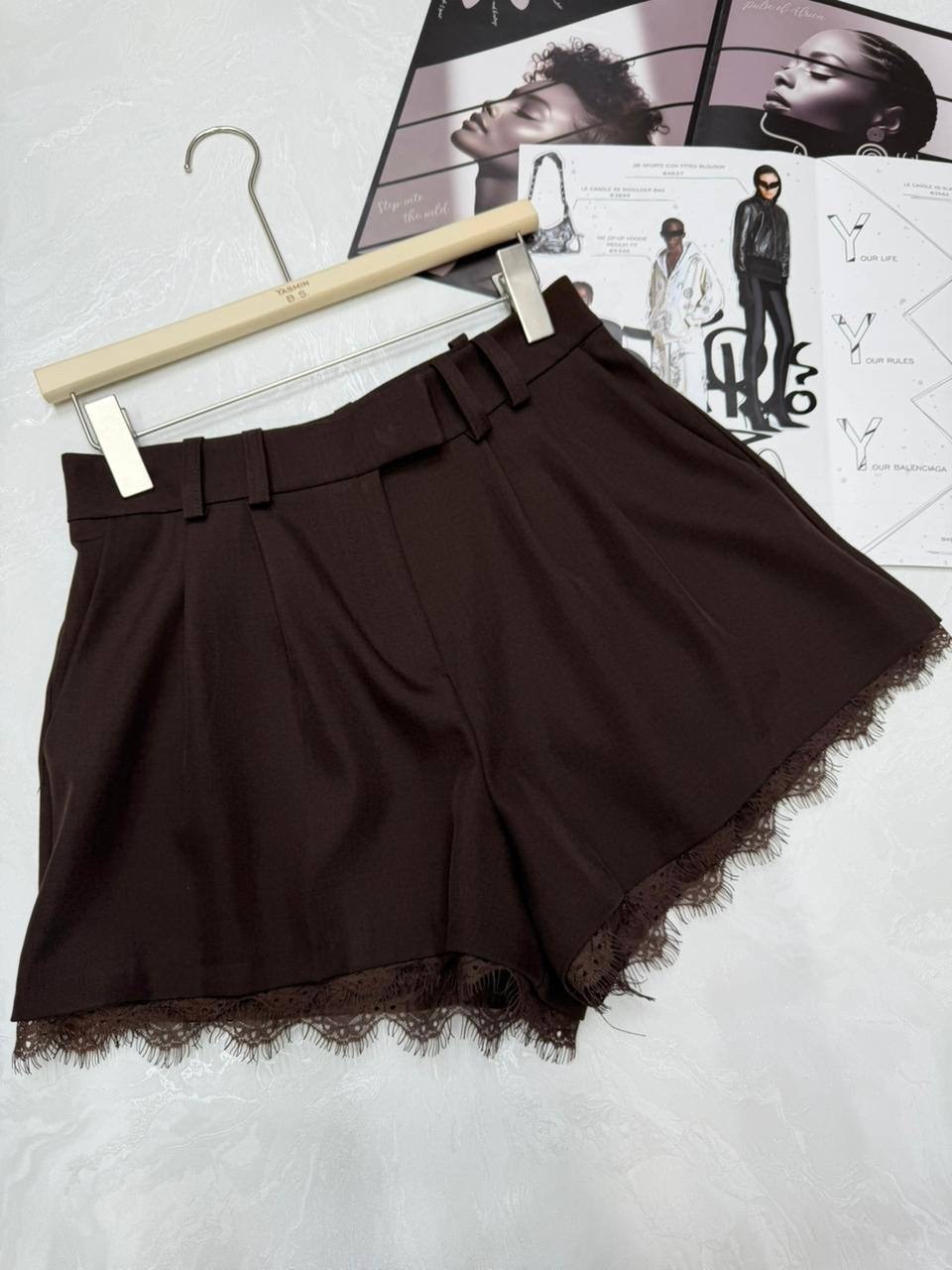 женские шорты,повседневные шорты,черные шорты,шорты с кружевом