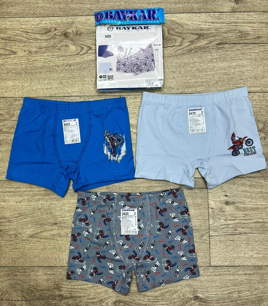 комплект трусов-боксеров для мальчиков baykar,комплект трусов боксеры baykar 3 шт,комплект трусов боксеры baykar,боксеры для мальчика baykar,трусы боксеры для мальчика