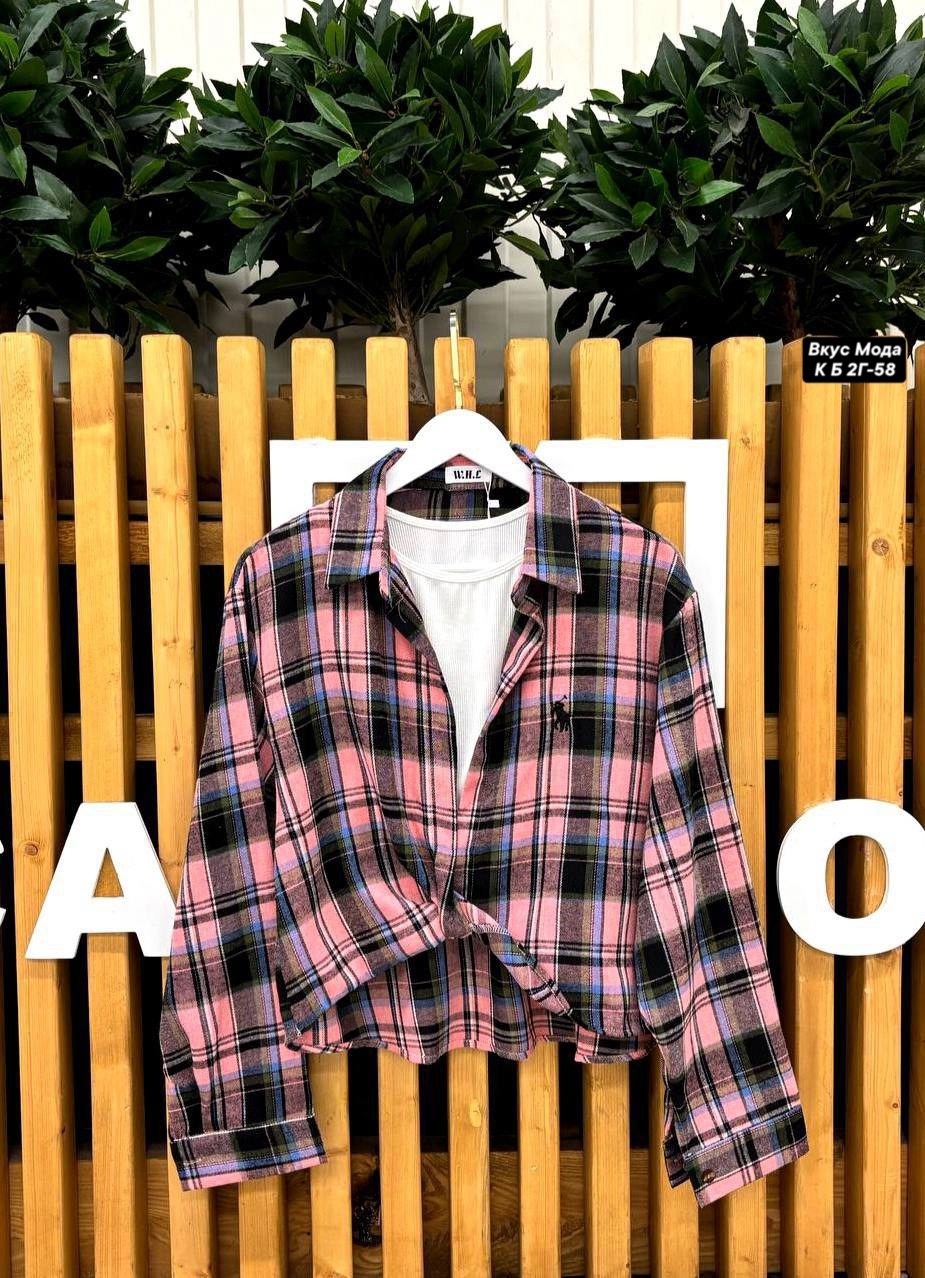 женская рубашка оверсайз в клетку,рубашка женская в клетку,рубашка в клетку оверсайз dd moda,рубашка в клетку