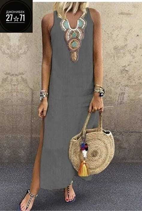 платье летнее женское,платье в стиле бохо летнее,модное платье,платье прямое,платье лето