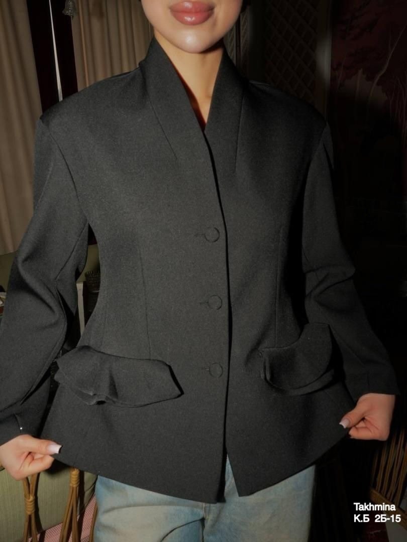 жакет зеленый,жакет с баской,пиджак зеленый,женский жакет,жакеты