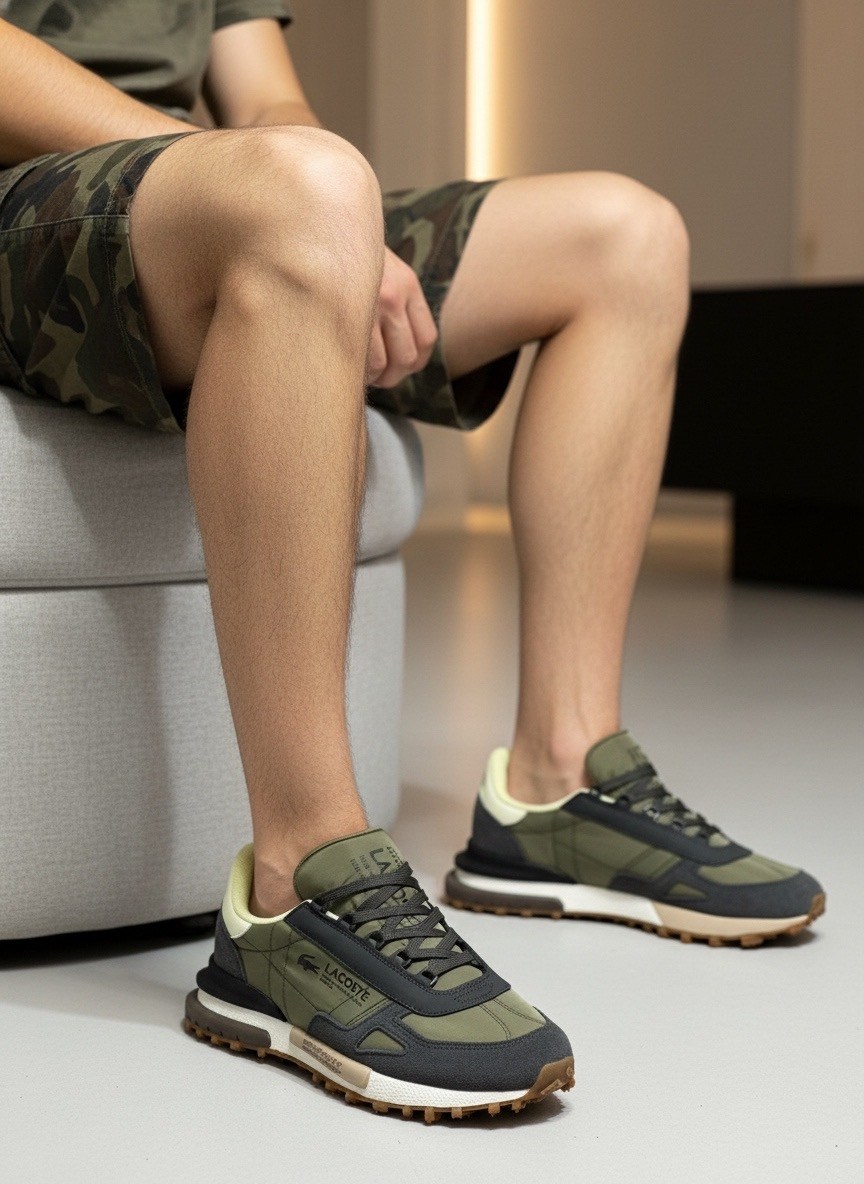 кроссовки lacoste lifestyle shoes men low-top зеленый,lacoste wear-resistant low-top casual shoes men's green,мужские кроссовки lacoste elite active,кроссовки lacoste,элитные активные мужские кроссовк