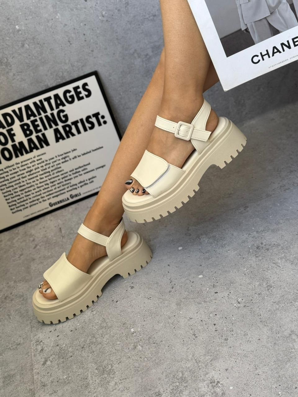 женские босоножки,босоножки эко,босоножки бежевые на платформе,босоножки сандали,босоножки сандалии женские