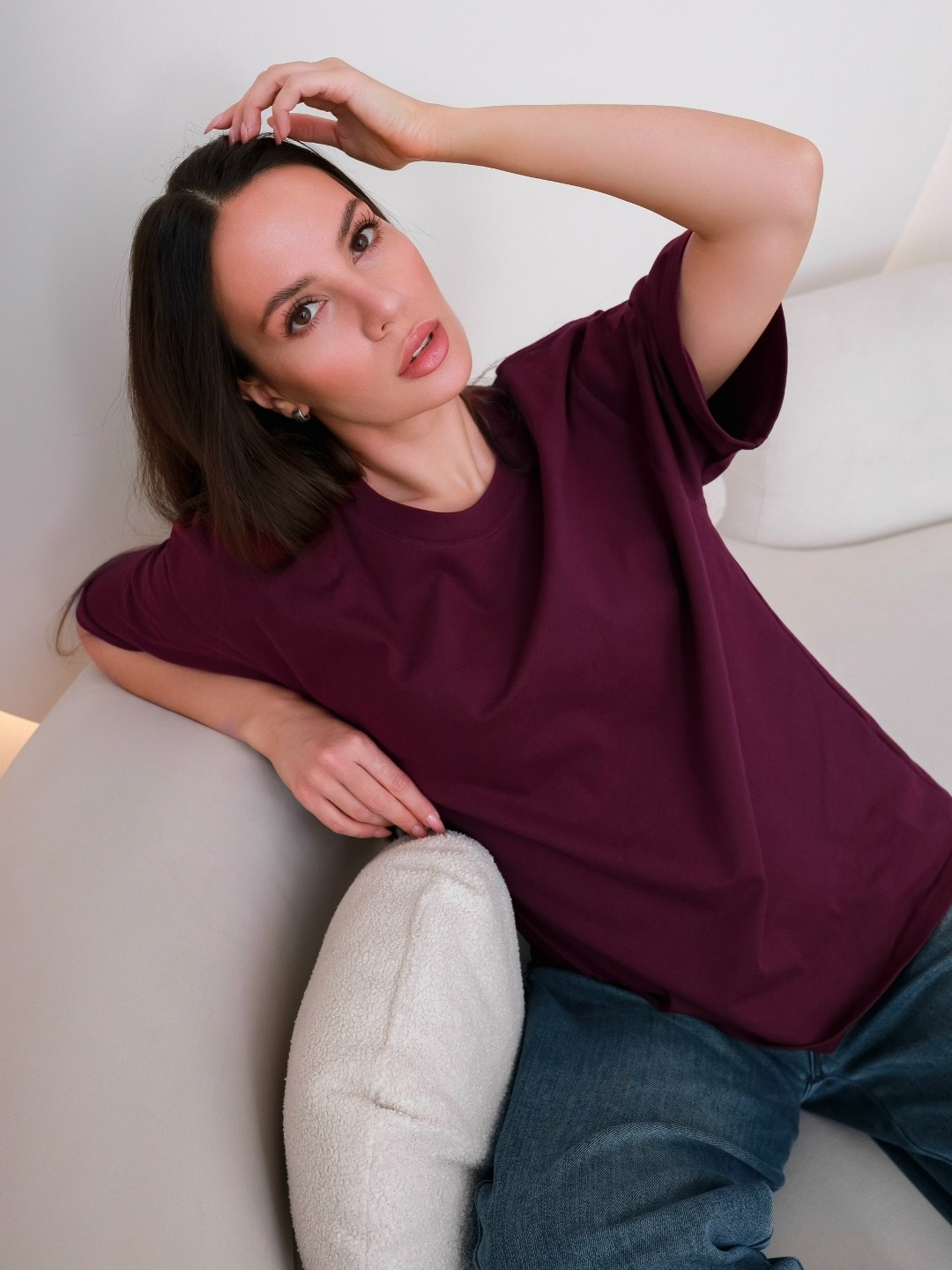 футболка женская оверсайз,футболка женская базовая оверсайз,футболка оверсайз,голубая футболка оверсайз,женская футболка