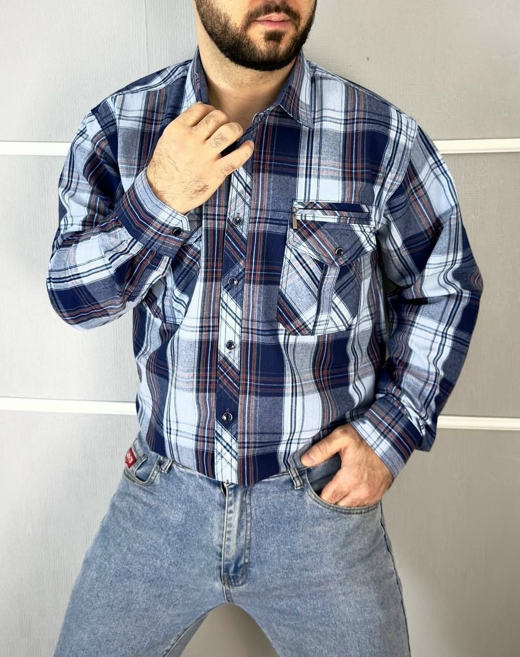 рубашка мужская,рубашка рубашка мужская,теплая рубашка в клетку westhero 122052187,рубашка,рубашка мужская в клетку