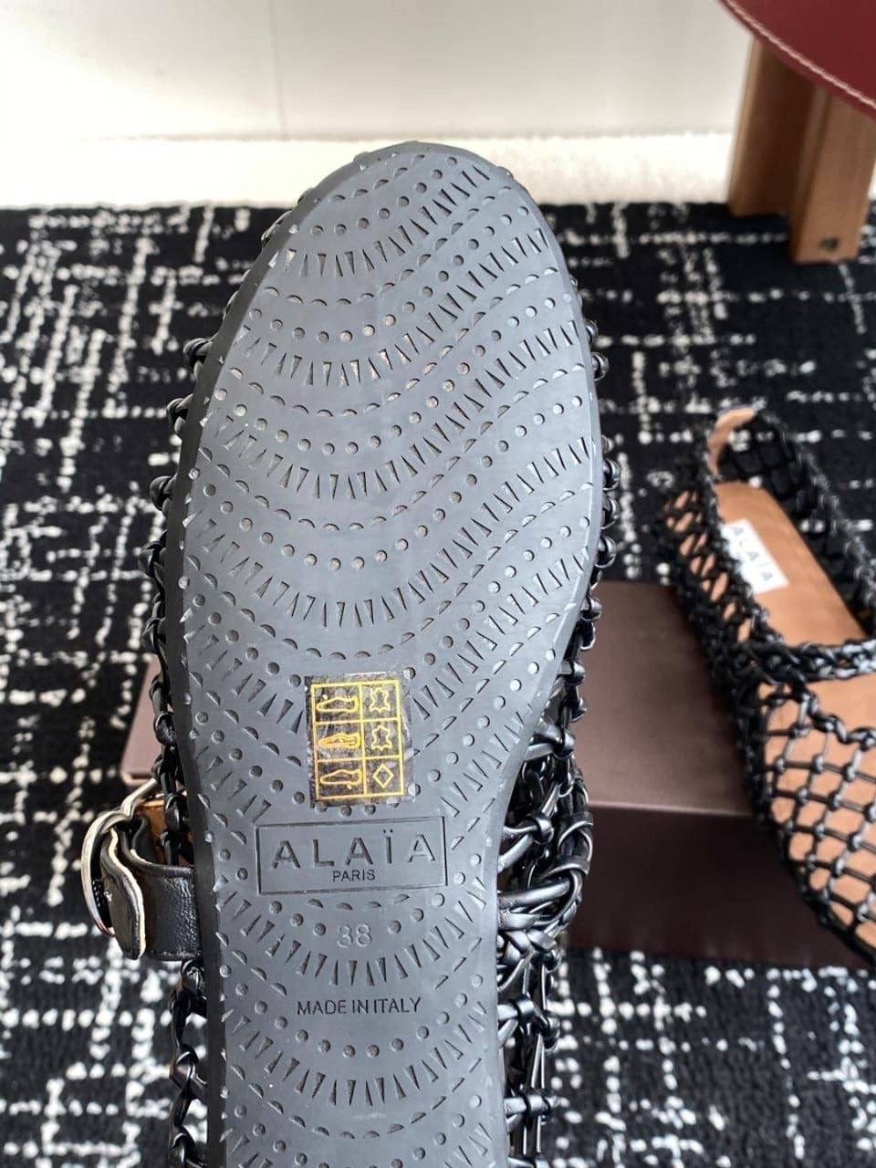 ,балетки alaia,балетки в сетку,модная женская ,плетеные балетки