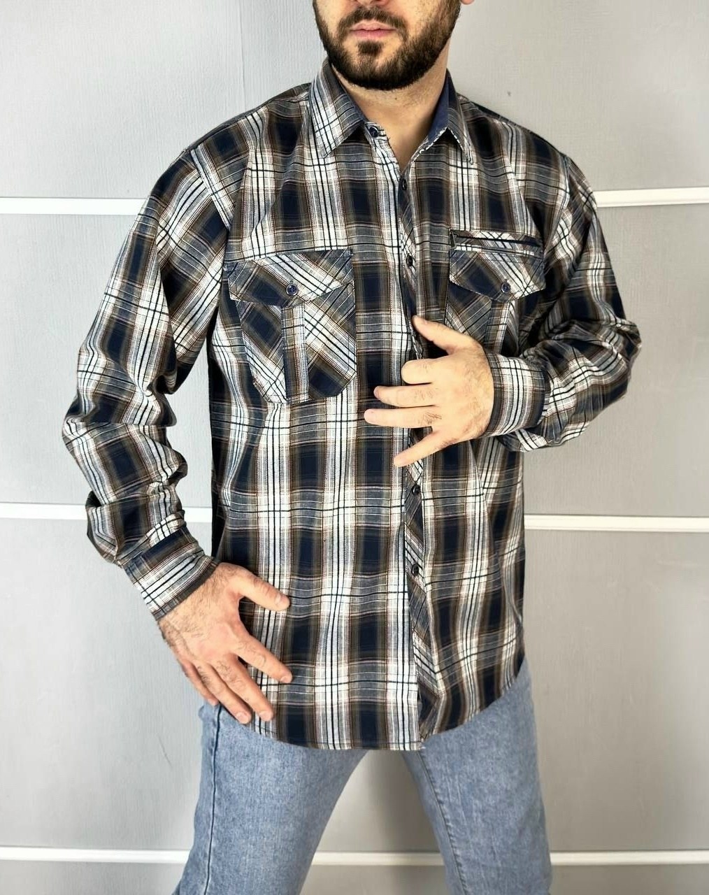 рубашка мужская,рубашка рубашка мужская,теплая рубашка в клетку westhero 122052187,рубашка,рубашка мужская в клетку