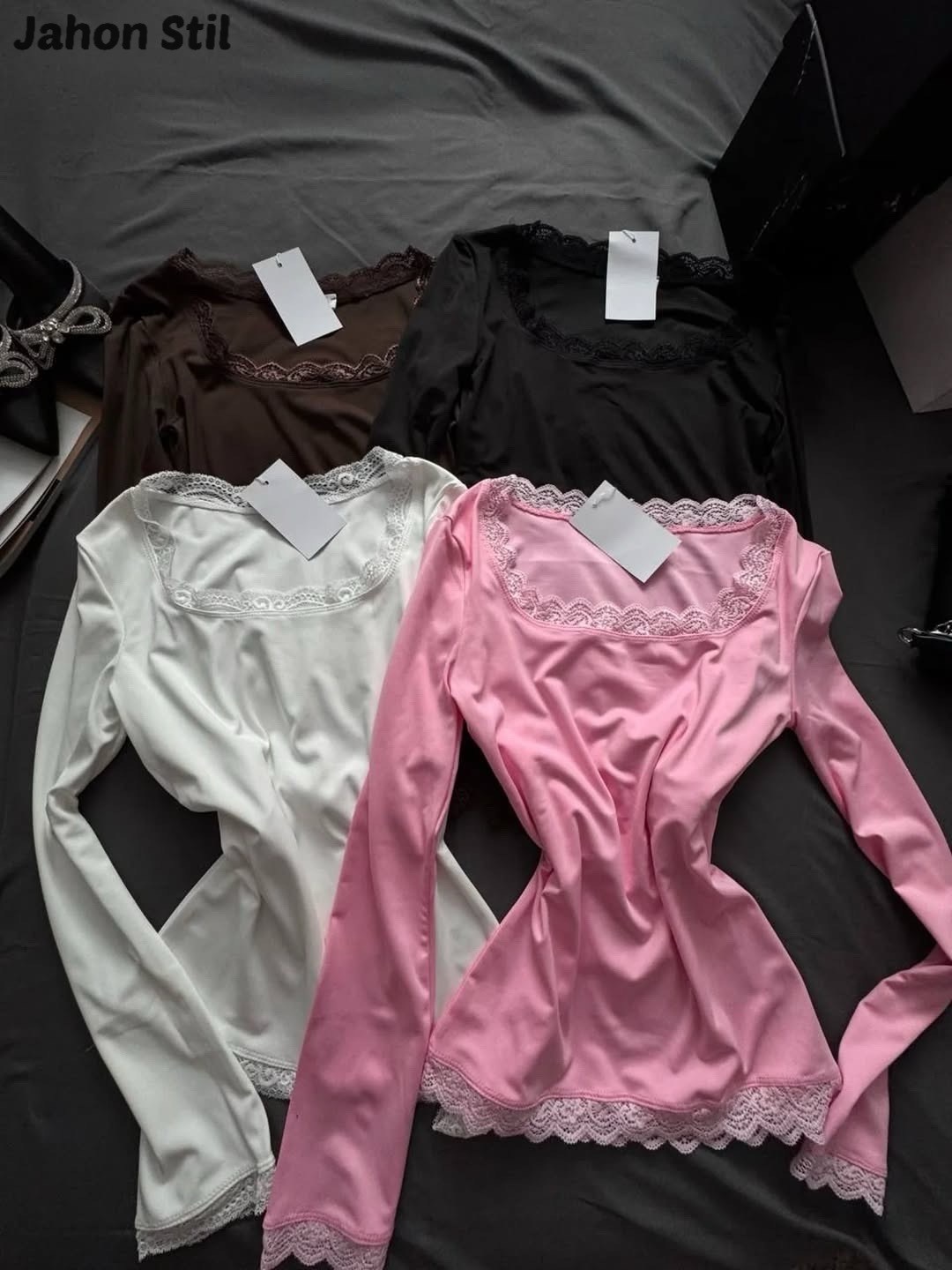 женская кофта,футболка с кружевами,топ с кружевной отделкой в рубчик morgyn edikted розовый,одежда женская,лонгслив женские