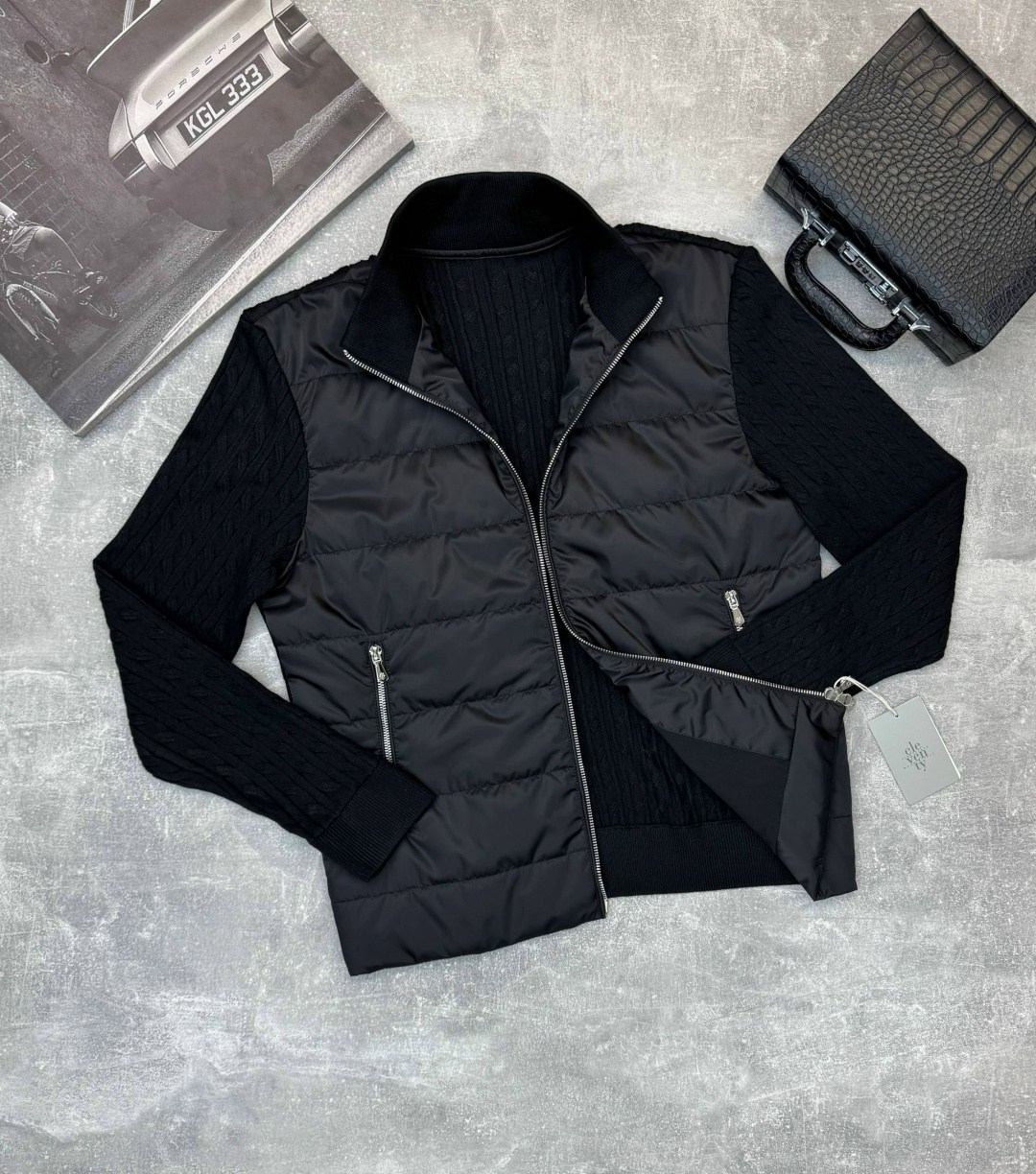 мужская демисезонная куртка с трикотажными рукавами,демисезонная куртка,брендовые куртки,куртка,легкая куртка