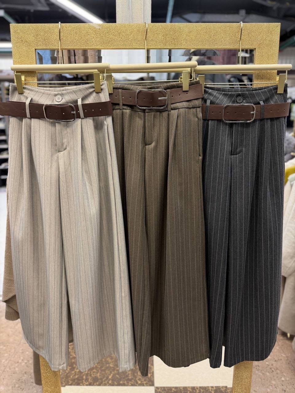 комплект блуза и брюки прямого кроя из текстиля pur pur 11-059,широкие брюки,женская блуза,деловой комплект блуза и брюки из текстиля pur pur 11-059,палаццо брюки