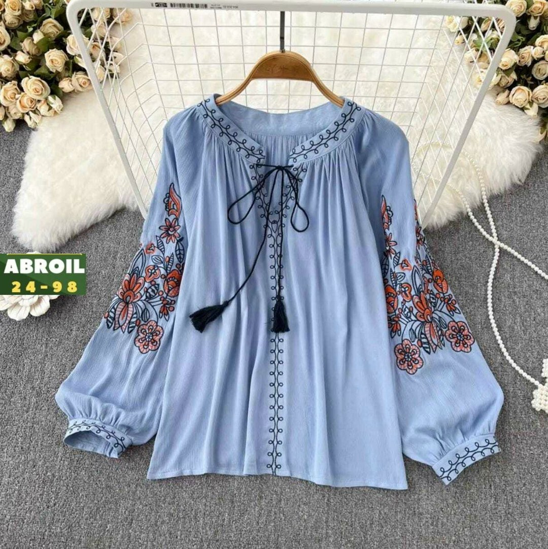 блузка в стиле бохо,женская блузка с вышивкой,блузка с вышивкой,блузка винтажная,стиль бохо женский