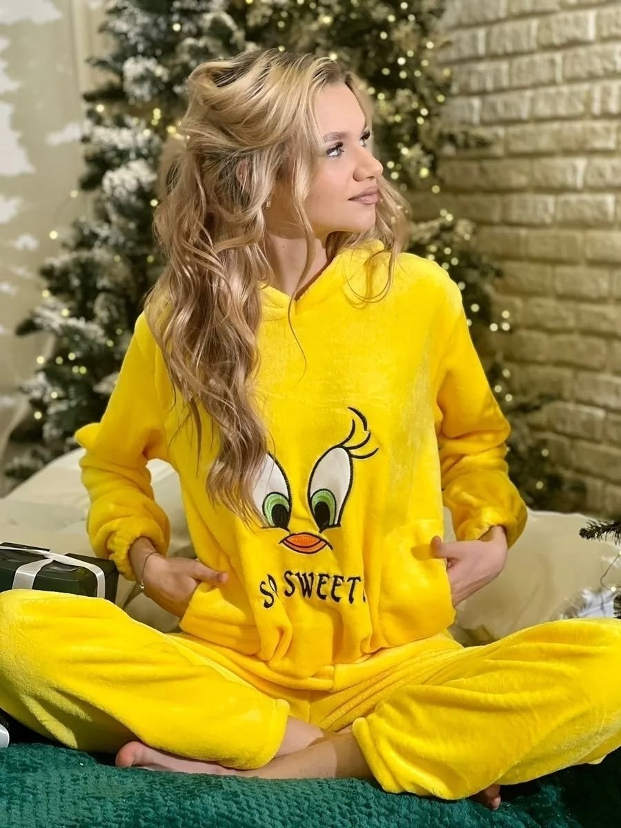 теплая плюшевая пижама женская,комплект пижама,пижама теплая плюшевая,пижама плюшевая,пижама женская