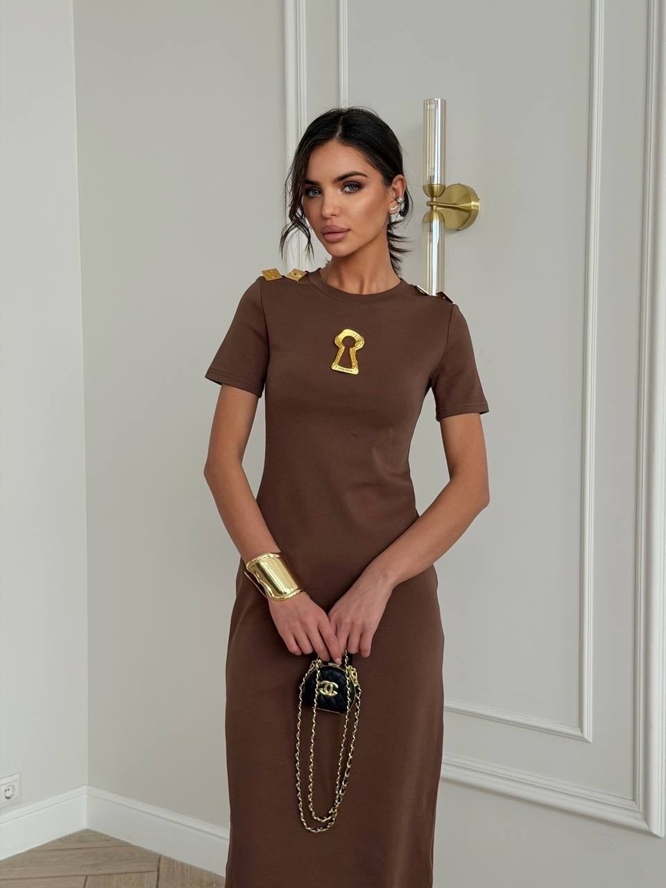 трикотажное платье,платье темно-серое vilatte 021555690,модное платье,платья,женское платье