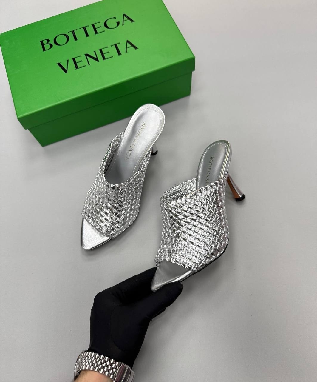босоножки bottega veneta,тапочки боттега,кожаные мюли bottega veneta,,босоножки bottega