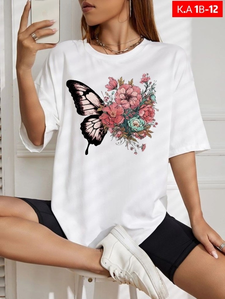 футболки женские с принтом,футболки женская,футболки оверсайз с принтами,футболка бабочка,майка с принтом бабочек