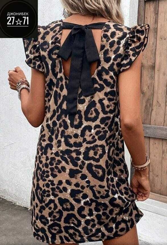туника леопардовая,платье с леопардовым принтом,платье мини с леопардовым принтом,платье женское леопардовое,платье женской