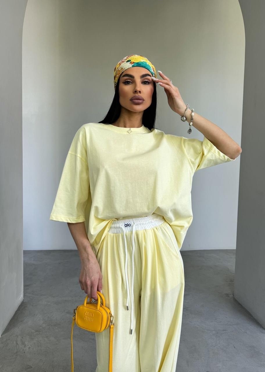 костюм с брюками,костюм желтый,трикотажные костюмы,повседневный костюм,спортивные костюмы женские