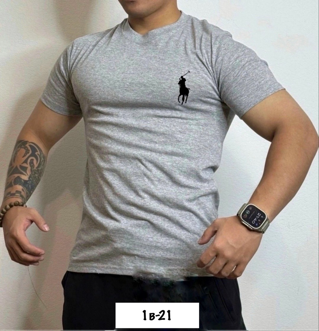 мужская однотонная футболка,футболки polo ralph lauren,мужская футболка,футболка облегающая sport collection цвет хаки,футболка классического кроя