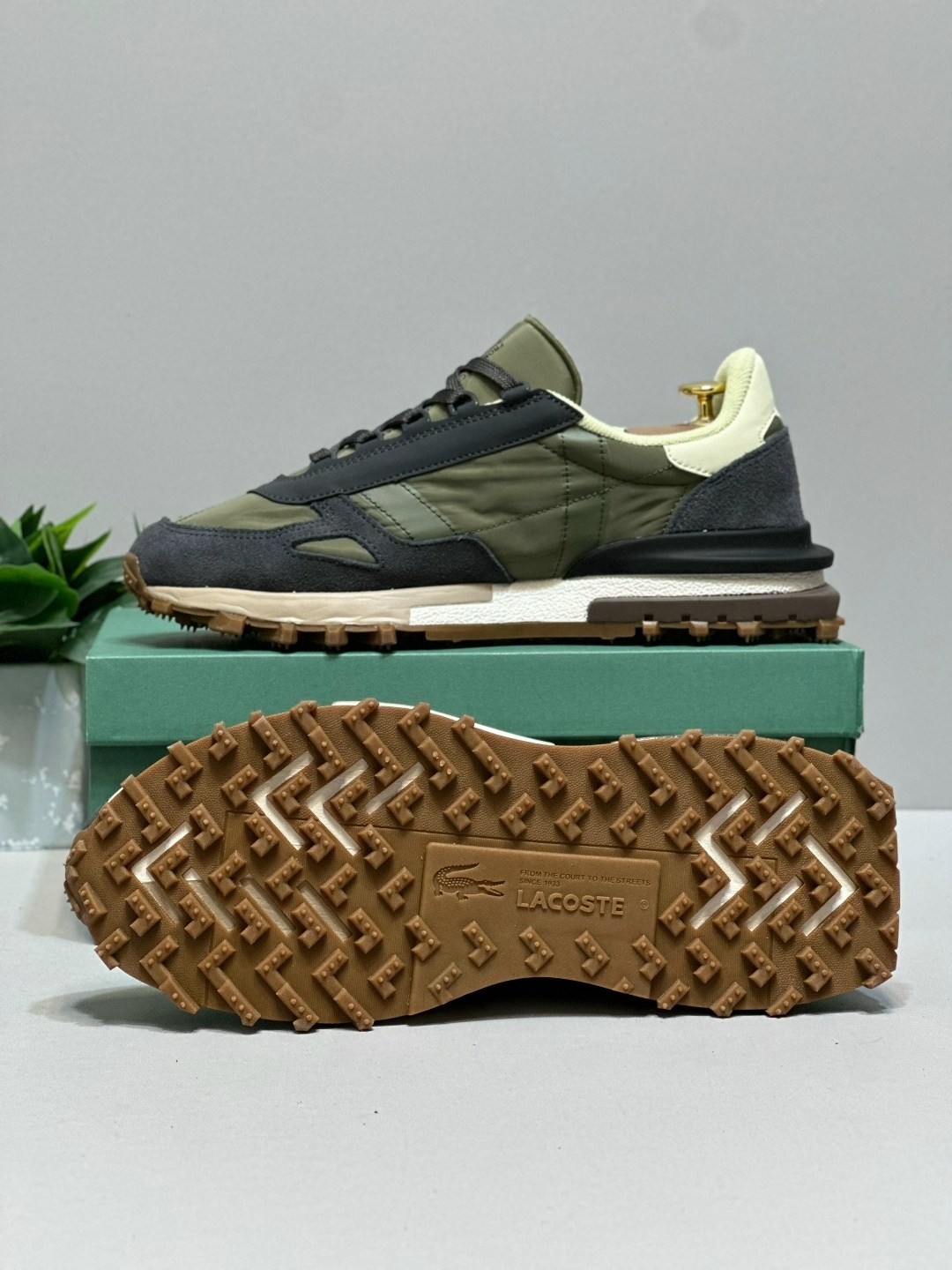 кроссовки lacoste lifestyle shoes men low-top зеленый,lacoste wear-resistant low-top casual shoes men's green,мужские кроссовки lacoste elite active,кроссовки lacoste,элитные активные мужские кроссовк