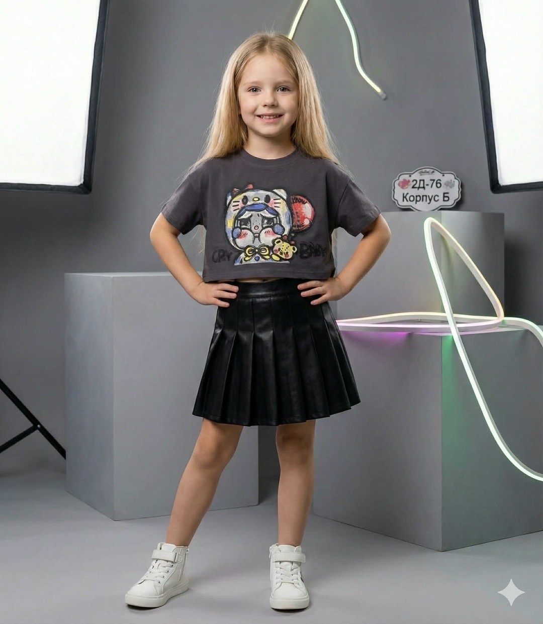 юбка детская deloras 19478j черный,юбка для девочек,футболки для девочки,юбка для девочки подростка,ребенок