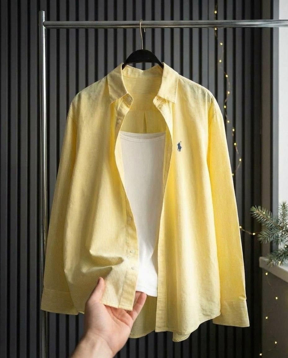рубашка polo ralph lauren,желтая рубашка,рубашка модная,повседневная рубашка,рубашка