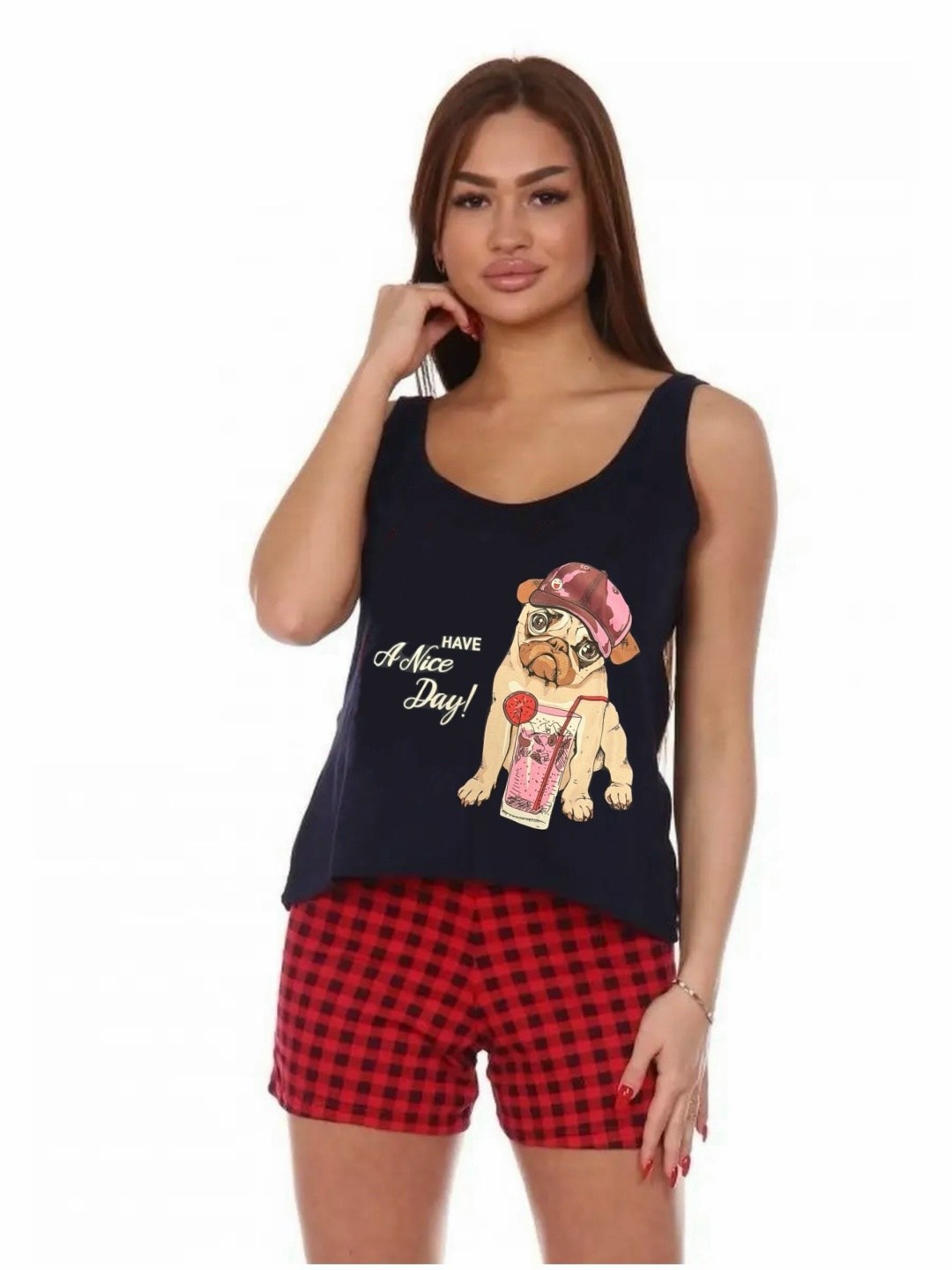 пижама женская с шортам,пижама женская,пижама женская с шортами хлопок,пижама женская в стиле,пижама майка с шортами