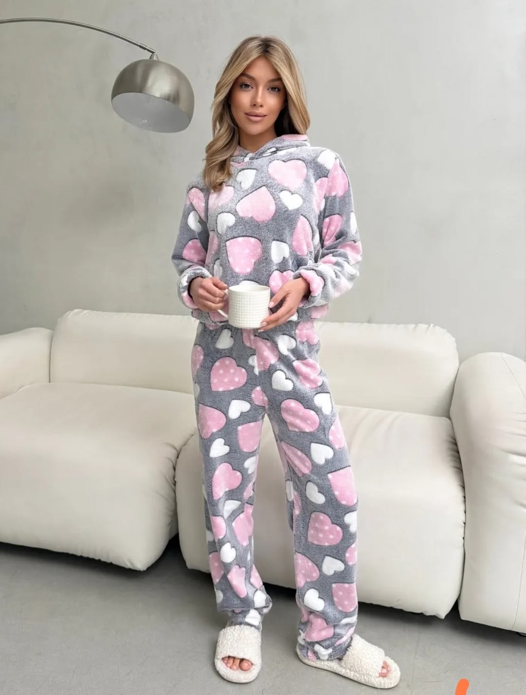 пижама со штанами теплая домашняя с капюшоном сити текс,пижама теплая,пижама сити текс,пижама женская,пижама женская теплая