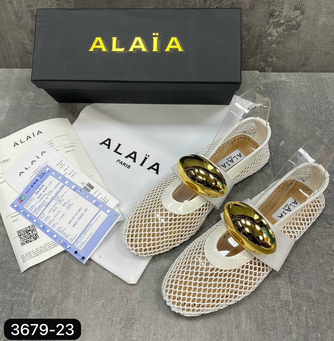 ,женская ,балетки alaia,балетки в сетку,женские балетки