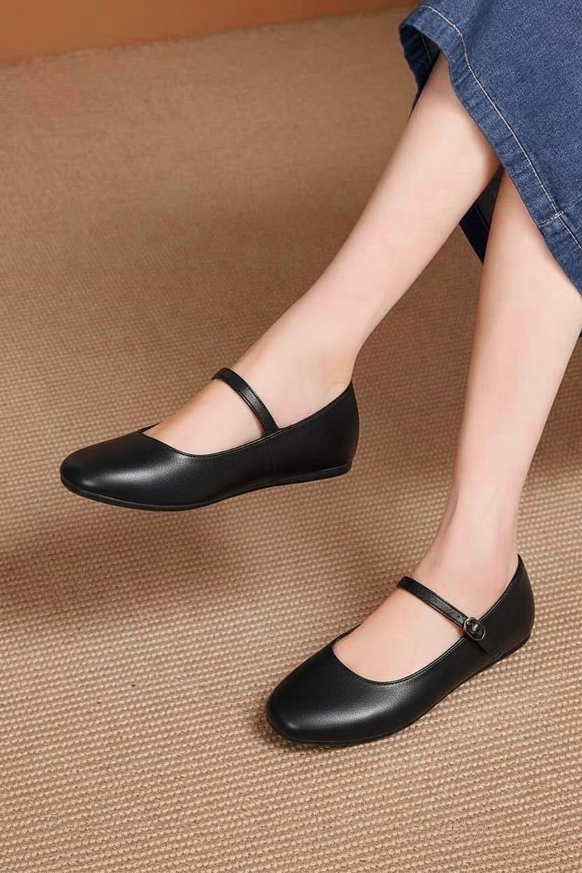 ,туфли мэри джейн кожа,женские туфли на плоской подошве,женская ,туфли для женщин