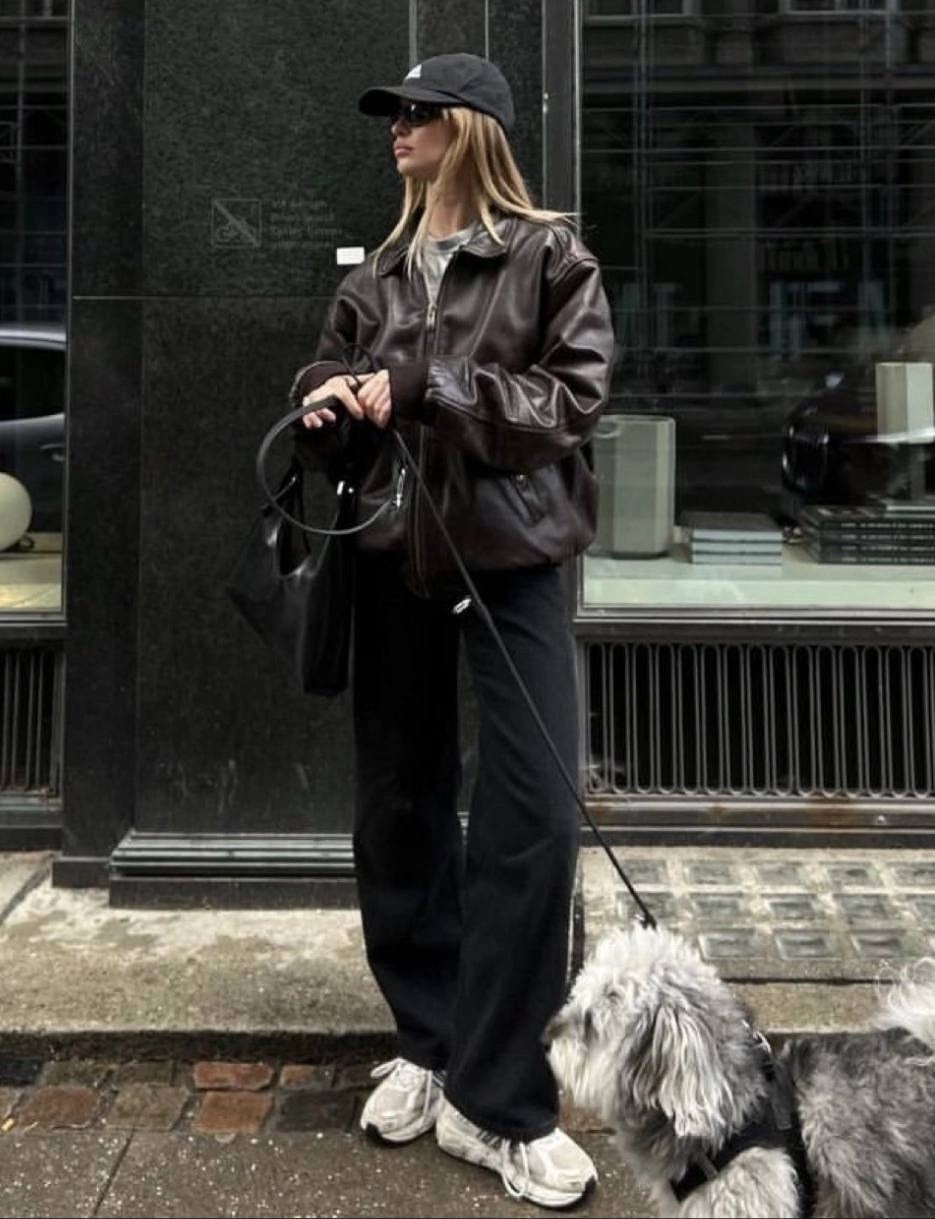 кожаная куртка,уличный стиль,модные образы,косуха куртка