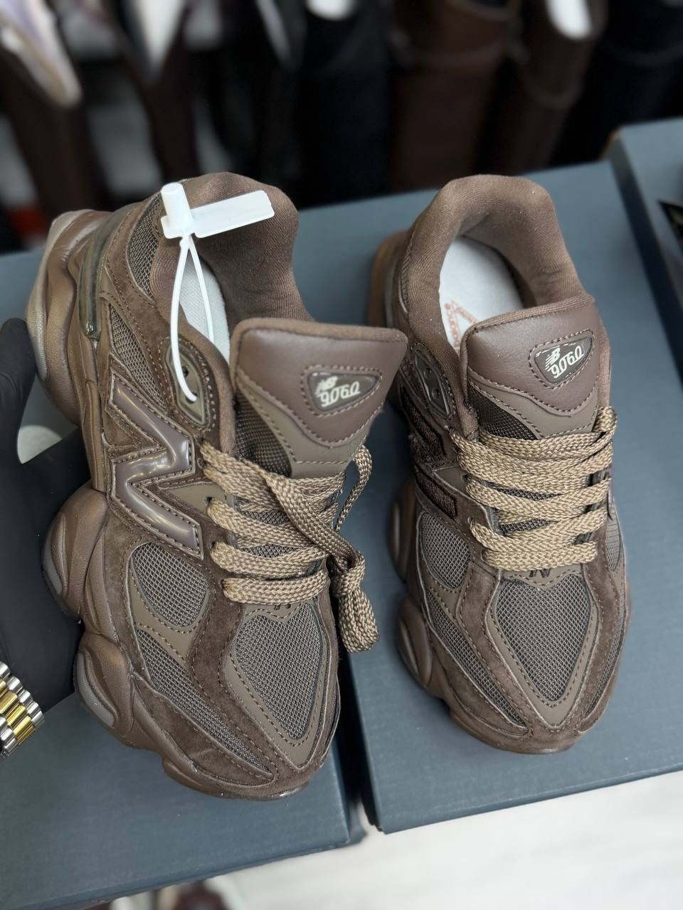 кроссовки new balance 9060,кроссовки new balance,коричневые кроссовки,повседневные кроссовки,new balance 9060 'mushroom'