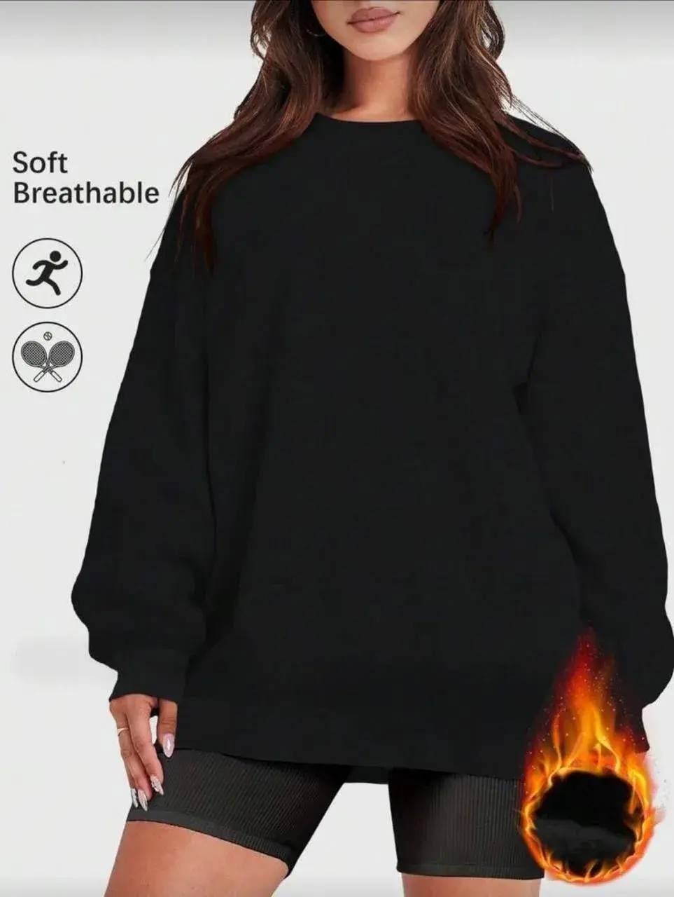 свитшот свободного кроя,женский свитшот оверсайз из футера трехнитки happyfox,повседневный свитшот оверсайз,свитшот оверсайз с длинными рукавами,толстовка оверсайз