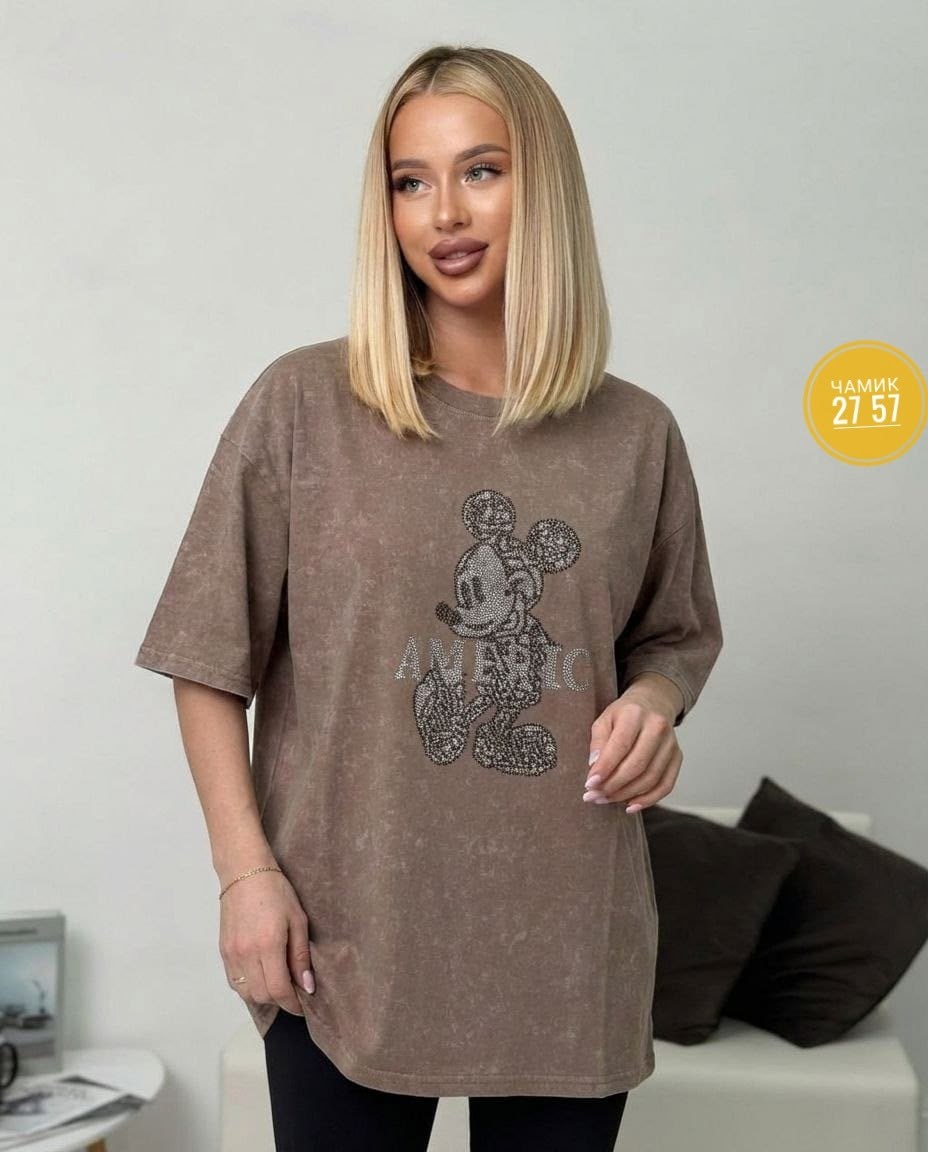 женская футболка,футболки женская оверсайз,футболки женские больших размеров,футболка варенка оверсайз miss diva,футболка больших размеров для женщин