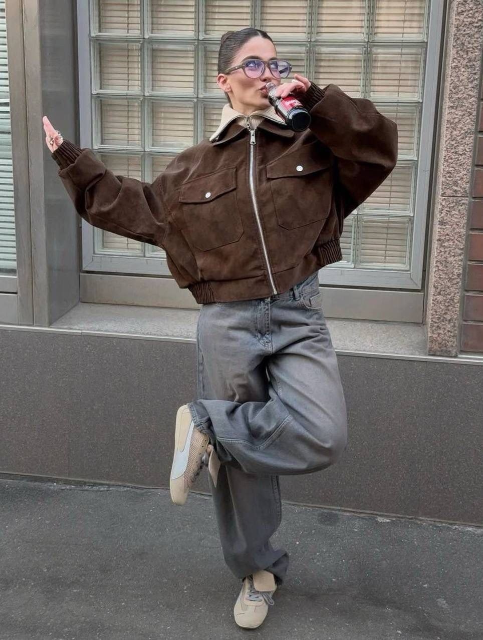 бомбер укороченный оверсайз замшевый куртка рабочего тренд saint shine,бомбер куртка оверсайз замшевый,замшевая куртка,бомбер кожаный замшевый куртка оверсайз,куртка из замши