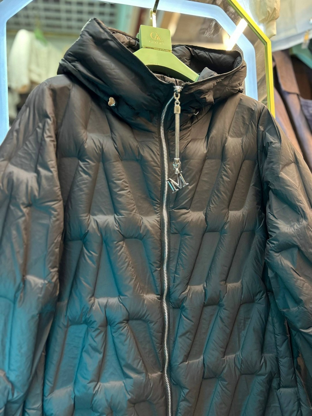 стеганое пальто с капюшоном marc o'polo,куртка женская,зимние куртки,пуховик удлиненный,женские пуховики