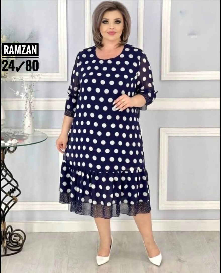 платье женское,платье в горошек,вечернее платье больших размеров нарядное в горошек saliya brand,платье больших размеров,женское платье больших размеров