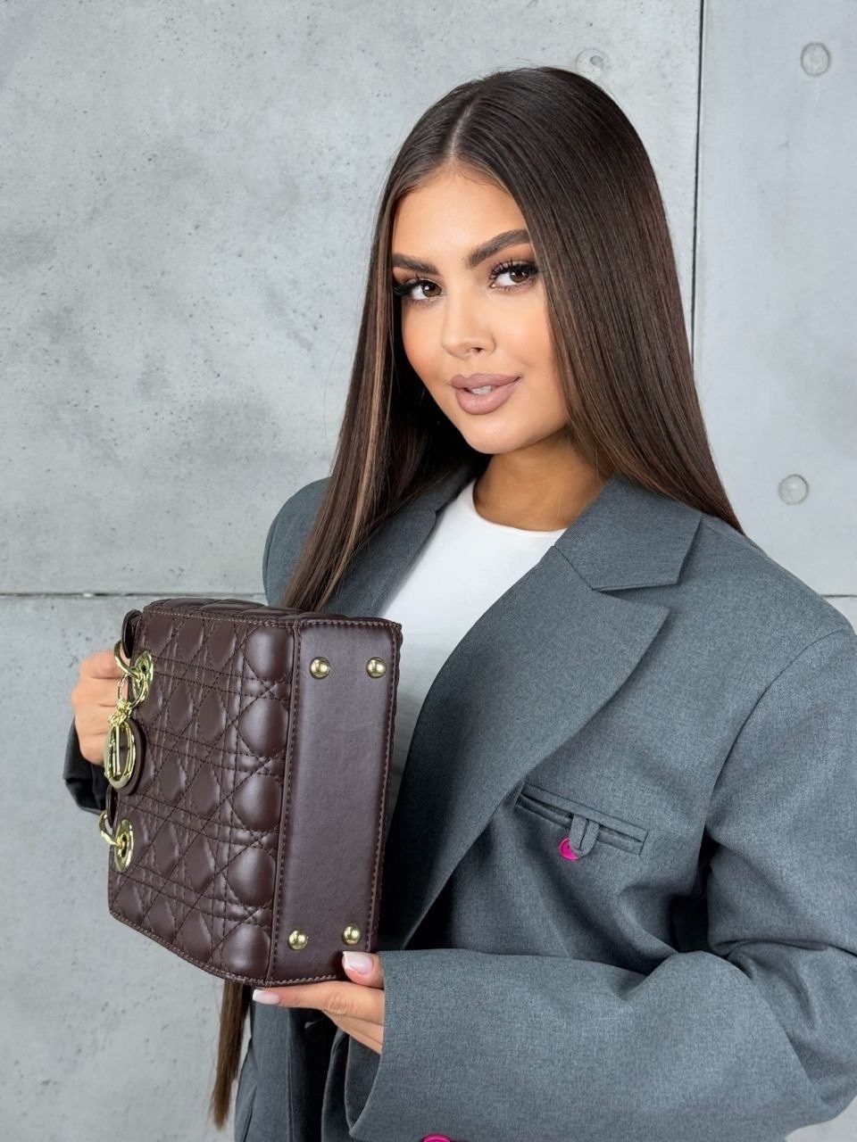 сумка кристиан диор леди,сумки диор,сумка кристиан диор серая,сумка диор мини,сумка женская christian dior lady серая