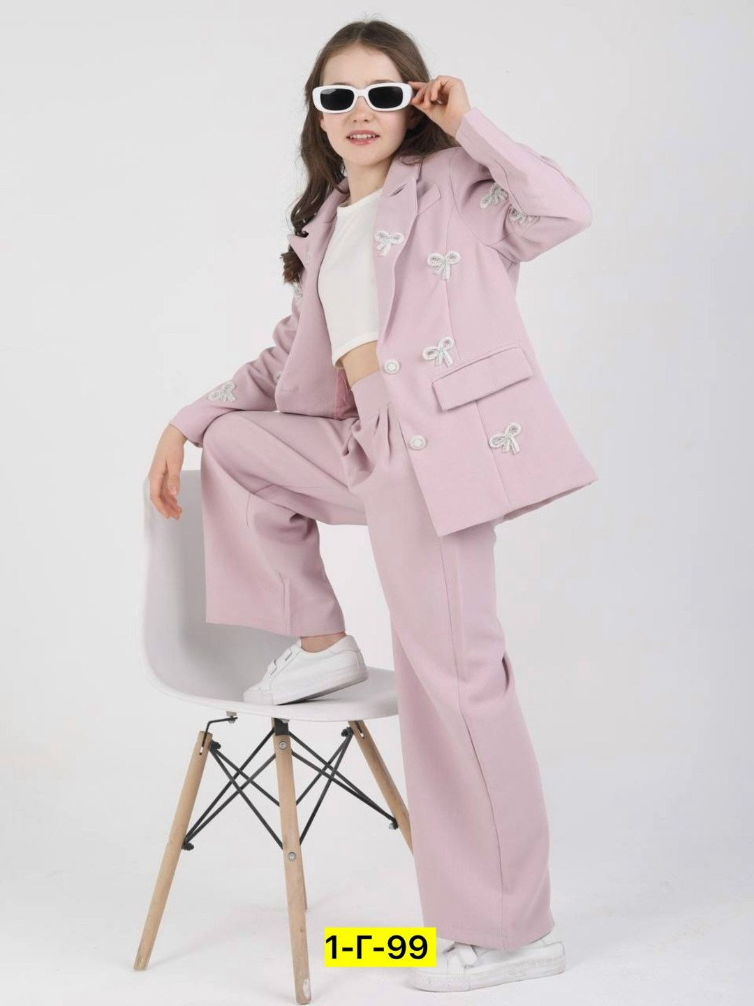 брючный костюм,костюм классический,брючный костюм для девочек,жакет для девочки,жакет молочный