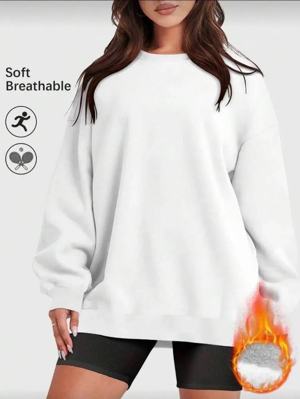 свитшот свободного кроя,женский свитшот оверсайз из футера трехнитки happyfox,повседневный свитшот оверсайз,свитшот оверсайз с длинными рукавами,толстовка оверсайз