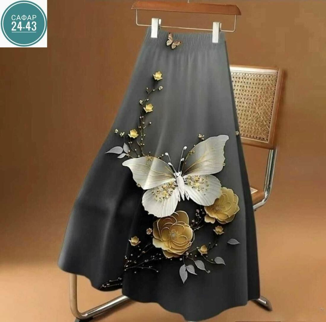 женская юбка с принтом,юбка с принтом,юбка женская,юбка большого размера женская,юбка средней длины