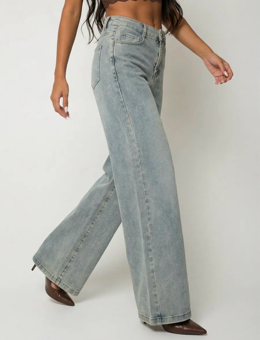 джинсы стильные,широкие джинсы,джинсы модные,джинсы кэжуал,джинсы палаццо