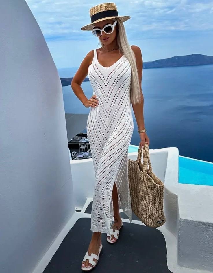 платье длинное вязаное,белое платье длинное,платье пляжное,платья длинное,платье ажурное