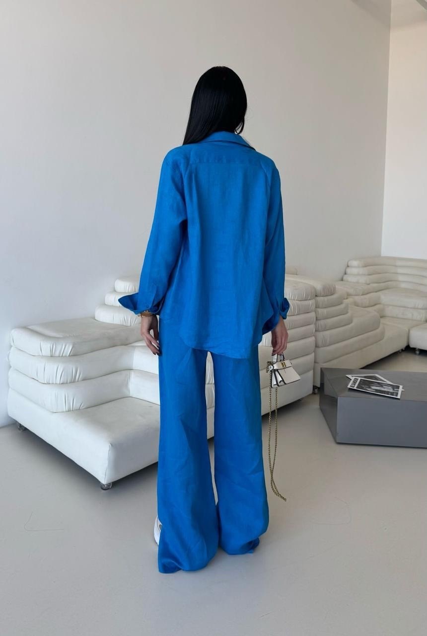 костюм лен брючный женский,льняной костюм женский летний брючный,костюм брючный арт. 10600260,брючный костюм женский,брючный костюм женский loro piana