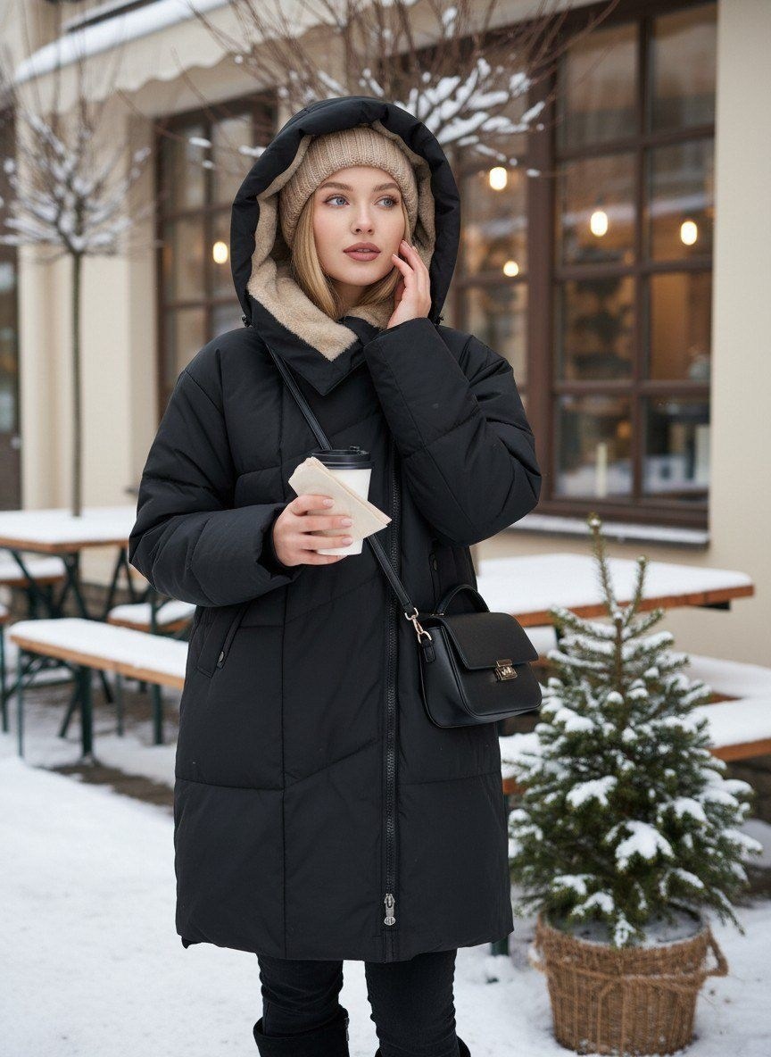 стильные пуховики,куртка женская зимняя,пуховик женский,пуховик женский зимний,удлиненная зимняя куртка