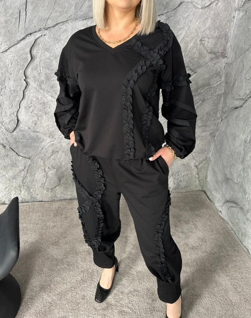 костюм брючный больших размеров vintage production,женский брючный костюм больших размеров,женские костюмы,костюм женский двойка,брючный костюм больших размеров