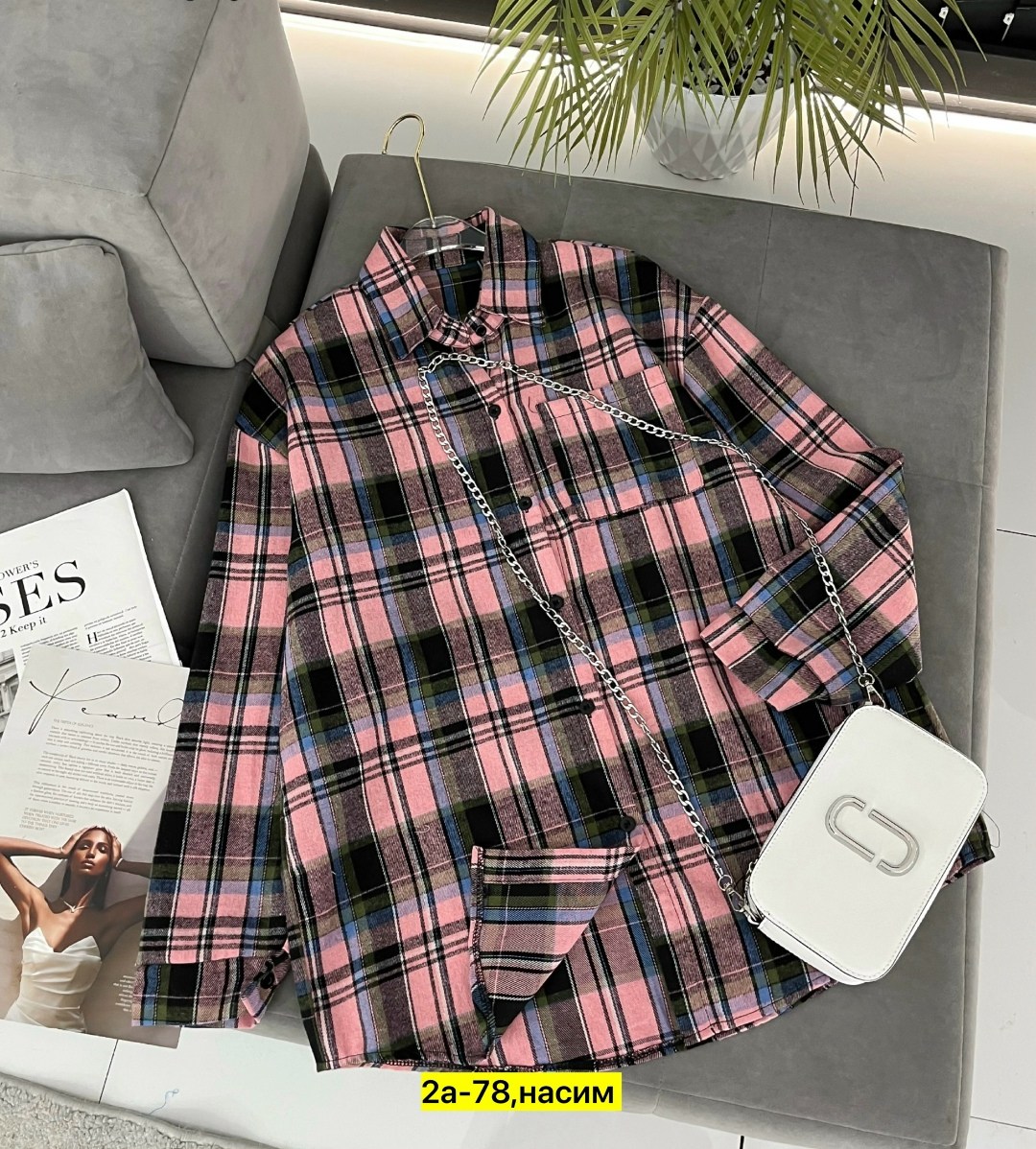 рубашка женская оверсайз в клетку,рубашка женская в клетку,рубашка оверсайз в клетку betrendy wear,рубашка в клетку,рубашка оверсайз клетка