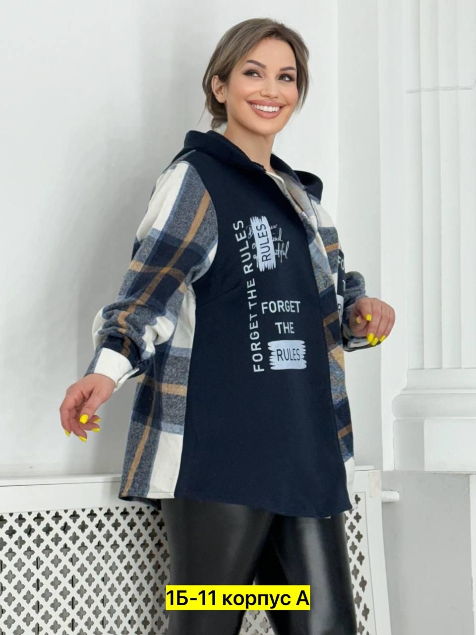 женская рубашка,худи оверсайз теплая в клетку удлиненная roza fashion,рубашка женская теплая,кофта женская,теплая кофта