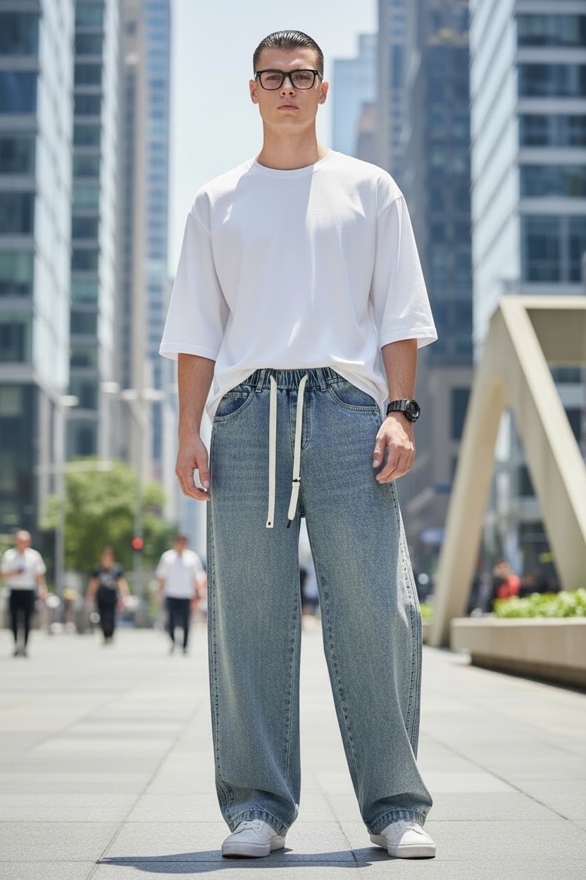 джинсы широкие брюки,джинсы оверсайз,широкие мужские джинсы,мешковатые джинсы,мужские мешковатые джинсы